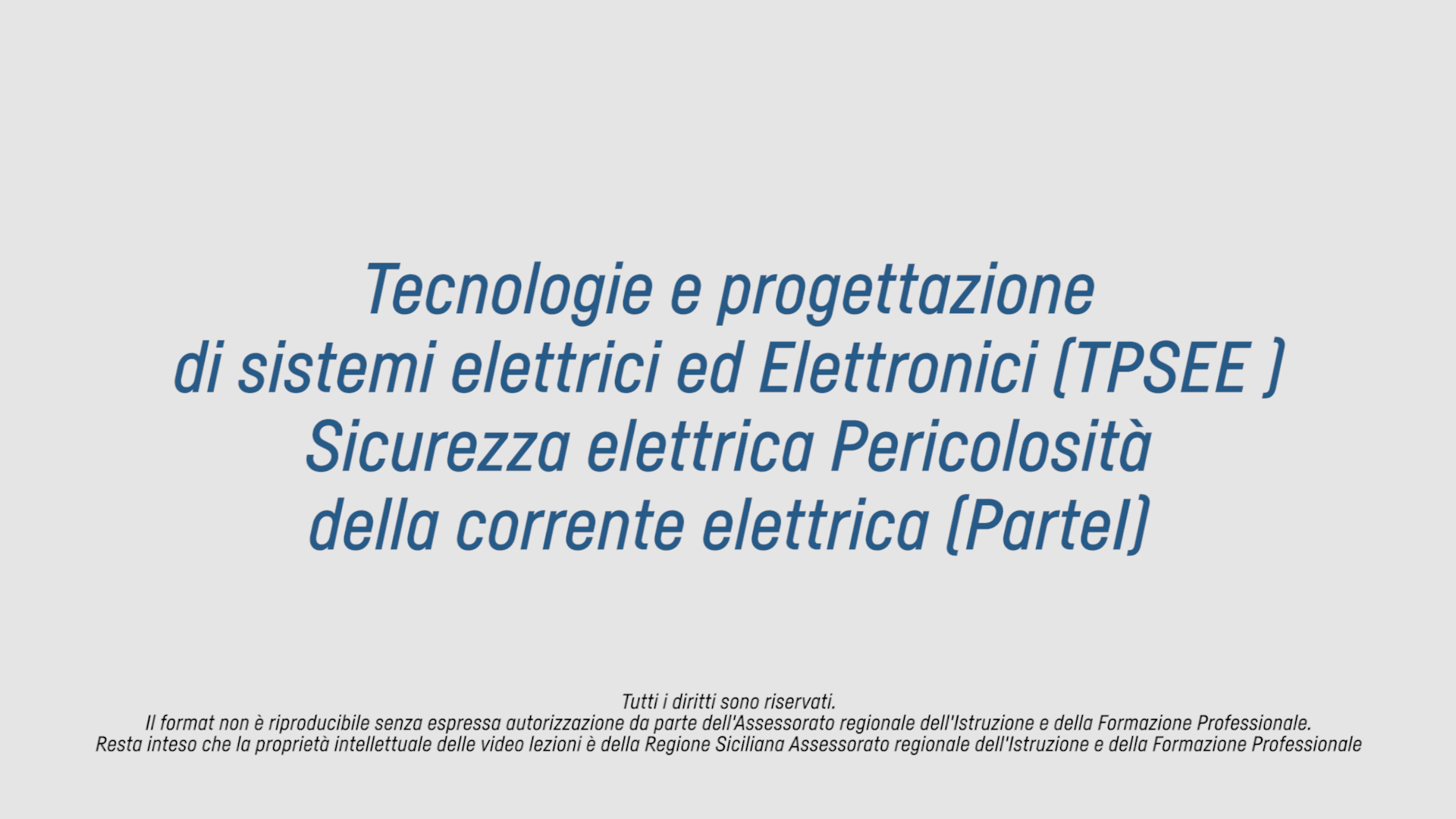 La Scuola In Tv Tecnologie E Progettazione Di Sistemi Elettrici Ed