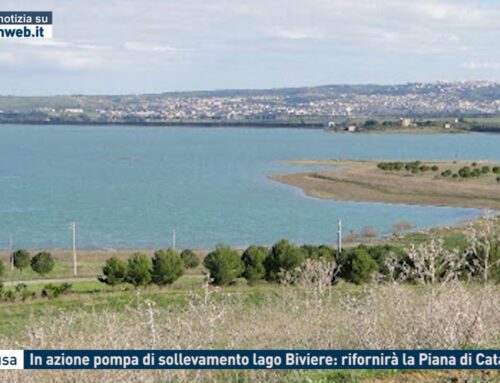 Siracusa – In azione pompa di sollevamento lago Biviere: rifornirà la Piana di Catania