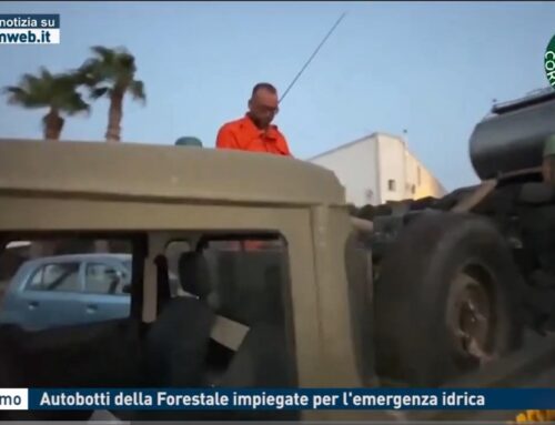 Palermo – Autobotti della Forestale impiegate per l’emergenza idrica