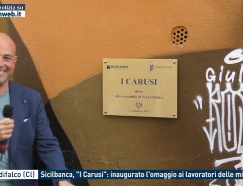 Serradifalco (Cl) – Sicilibanca, “I Carusi”, inaugurato l’omaggio ai lavoratori delle miniere