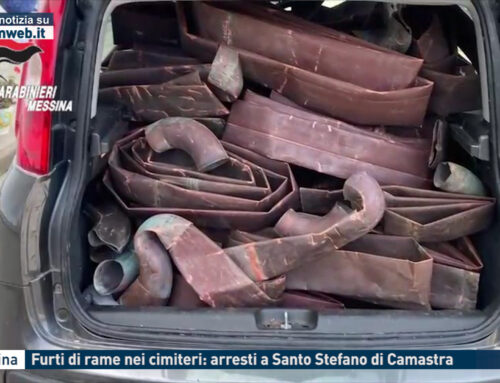 Messina – Furti di rame nei cimiteri: arresti a Santo Stefano di Camastra