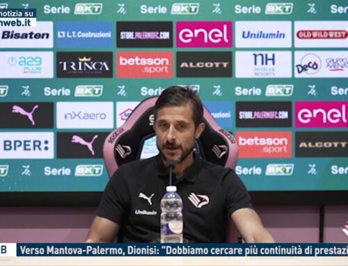 Serie B – Verso Mantova-Palermo, Dionisi: “Dobbiamo cercare più continuità di prestazione”