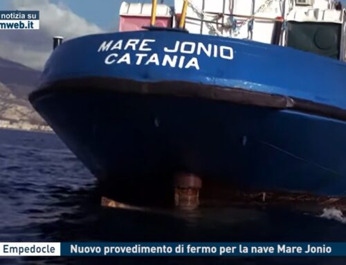 Porto Empedocle – Nuovo provvedimento di fermo per la nave Mare Ionio