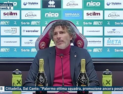 Serie B – Cittadella, Dal Canto: “Palermo ottima squadra, promozione ancora possibile”