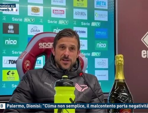 Serie B – Palermo, Dionisi: “Clima non semplice, il malcontento porta negatività”