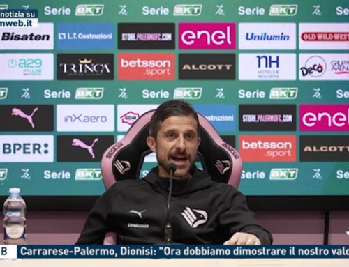 Serie B – Carrarese-Palermo, Dionisi: “Ora dobbiamo dimostrare il nostro valore”