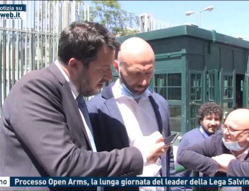 Palermo – Processo Open Arms, la lunga giornata del leader della Lega Salvini