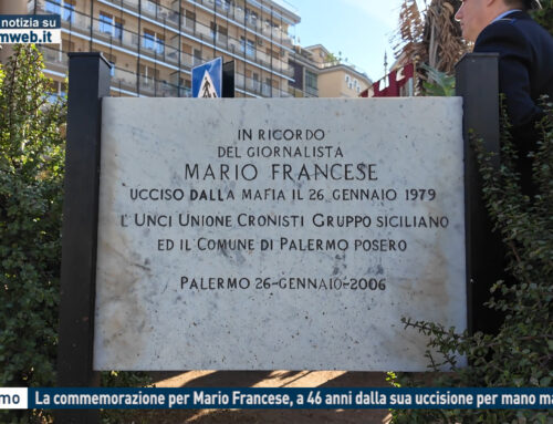 Palermo – La commemorazione per Mario Francese, a 46 anni dalla sua uccisione per mano mafiosa