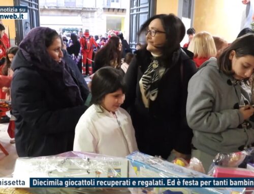 Caltanissetta – Diecimila giocattoli recuperati e regalati. Ed è festa per tanti bambini